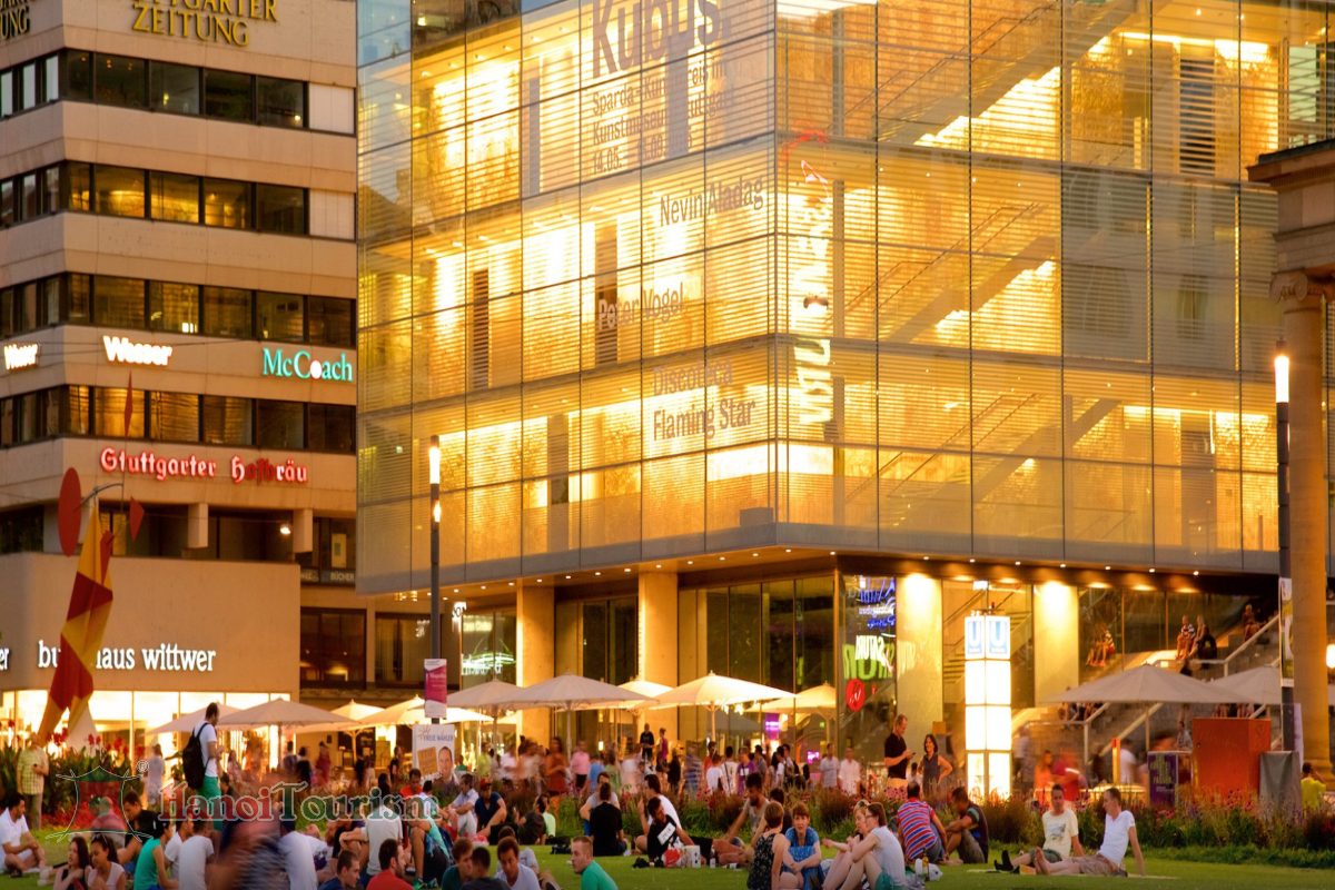 Phố đi bộ Konigstrasse – Stuttgart- Đức