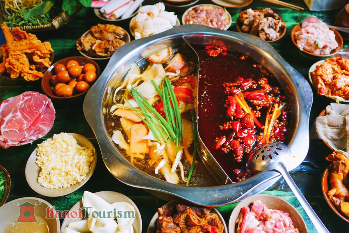 Lẩu uyên ương - Ô Trấn - Trung Quốc